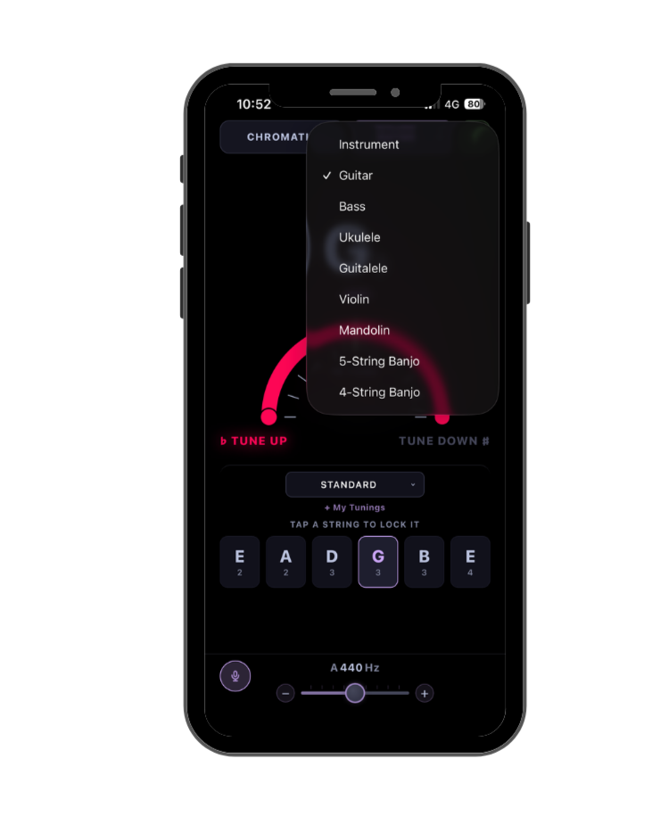 Tuner Pro app screenshot